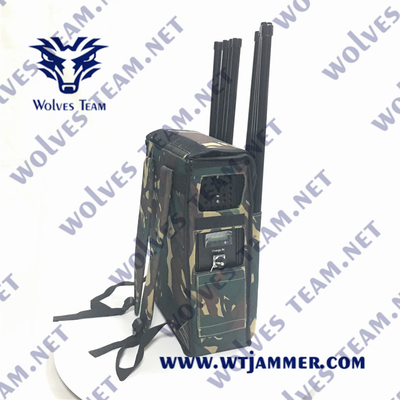 Hoge Machts Waterdichte Openlucht Draagbare VIP het Signaaluav van de Beschermingsdefensie rf GPS WIFI Hommelstoorzender