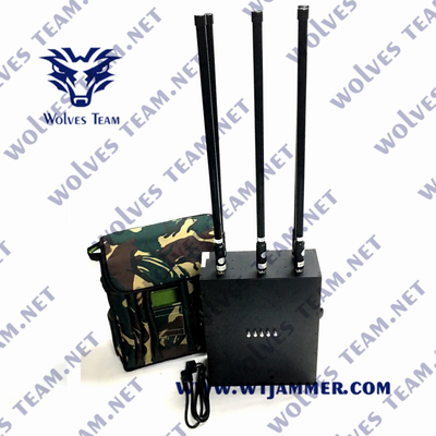 GSM CDMA 3G 4G 5G van WiFi /Bluetooth Celluar van de Manpack Ingebouwde Batterij Mobiele Telefoonblocker Satellietsignaalstoorzender