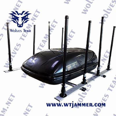 Multi - van het de Bomsignaal van het Bandvoertuig van de de Stoorzender 20-3600MHz Stoorzender van de de Machinemonitor de Softwarefunctie 1000 meters