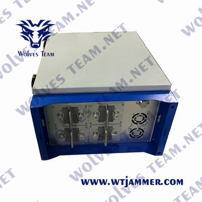 IP68 cellulaire GSM CDMA 2G 3G 4G 5G GPSL1 WiFi2.4GHz van de Celtelefoon de Frequentieblocker van de Signaalstoorzender Openluchtgebruik