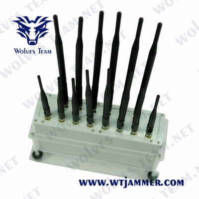 kopen Desktop 16 Bands Mobiele telefoon Jammer Werktemperatuur -20°C tot 50°C Mobiele telefoon Signal Jammer GSM 3G 4G 5G Signal Jammer online manufacture