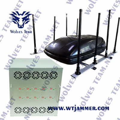VIP van de de Celtelefoon van het Beschermings Openlucht Militaire Voertuig Mobiele van de het Signaalstoorzender Blocker VHF 135MHz UHF300/400mhz-Signaalstoorzender