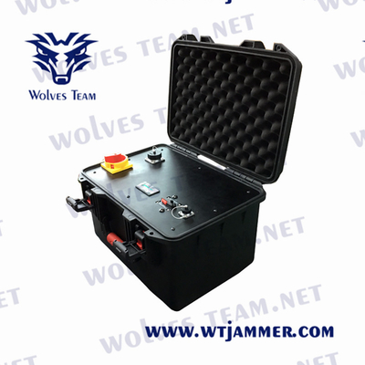Stoorzender van het de telefoon5g Signaal van hoge Machts de Draagbare WIFI GPS VHF Mobiele Extra Rugzakbatterij