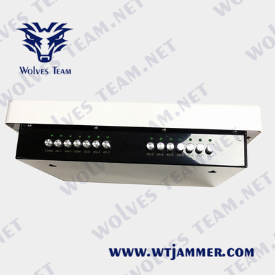 16 de Stoorzendergsm CDMA 3G 4G WIFI GPS VHF UHF van het Banden Regelbare 5G Signaal