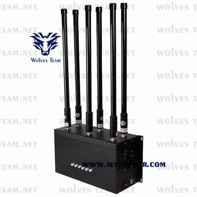 Aangepaste GSM PCs 3G 4G Al het Signaalstoorzender 30W van de Celtelefoon Regelbare Macht