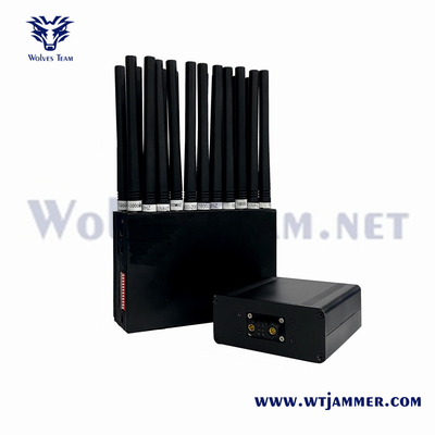 22W de draagbare Stoorzender L1 L2 L5 Lojack 22 Banden 2G 3G 4G 5G van WiFi GPS