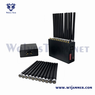 22W de draagbare Stoorzender L1 L2 L5 Lojack 22 Banden 2G 3G 4G 5G van WiFi GPS