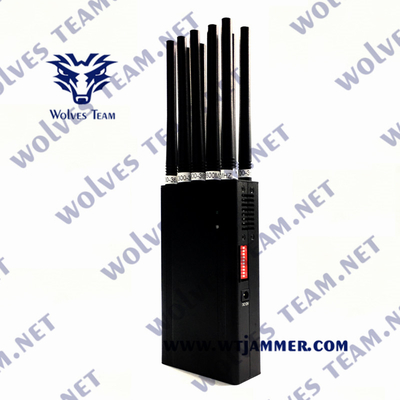 10 bandengsm Handbediende Signaalstoorzender tot 20M For Cell Phone
