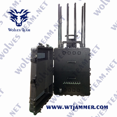 OEM Draagbare IP65 Waterdichte Antihommelstoorzenders GPSL1 WIFI2.4G WIFI5.8G