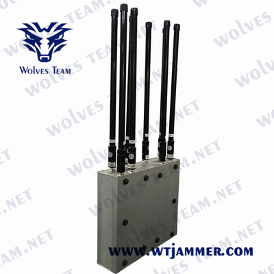 80 W mobiele telefoonsignal jammers GSM Lte 4g 5g GPS Wifi Lojack Wifi