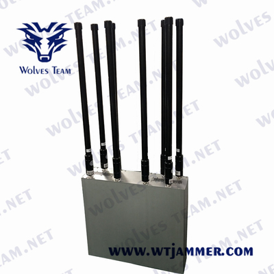 80 W mobiele telefoonsignal jammers GSM Lte 4g 5g GPS Wifi Lojack Wifi