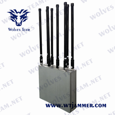 80 W mobiele telefoonsignal jammers GSM Lte 4g 5g GPS Wifi Lojack Wifi