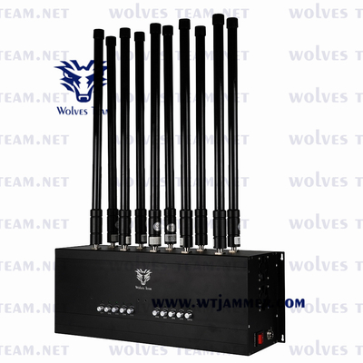100 Meter Desktop Cell Phone Signal Jammer Voor GSM PCS DCS CDMA 3G 4G 5G Signal