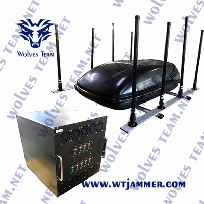 Waterdicht IP65 Voertuig Dds Programmeerbaar 20-6000mhz VIP Bescherming Jammer systeem Draadloos Signal Jammer