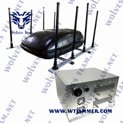 6 banden High Power WiFi1.2g WiFi2.4G WiFi5.8 GSM900 Voertuig Drone Jammer