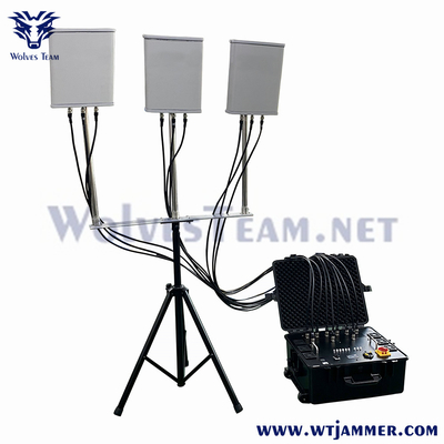300M High Power Draagbare 8 Kanalen Militaire Drone Mobiele telefoon Bom Signal Jammer