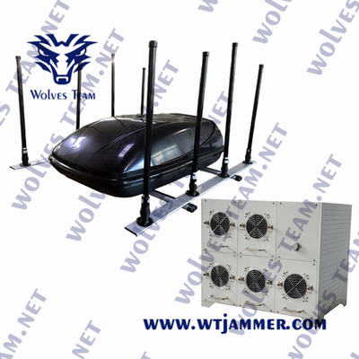 Multi-band voertuigbom jammer High Power DDS 20-6000MHz Gemakkelijk te installeren