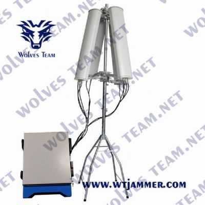 kopen 550W 6 banden waterdichte anti-drone jammer WT902806D voor buitenbeveiliging online manufacture
