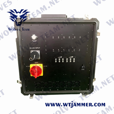 IED Bom 22 banden hoog vermogen GSM 5G UHF VHF RF Signal Jammer gemonteerd op auto