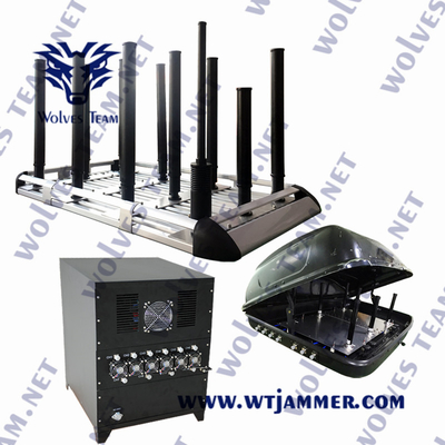 Software controle bom IED militaire Jammer schokbestendig VIP bescherming 1000 meter