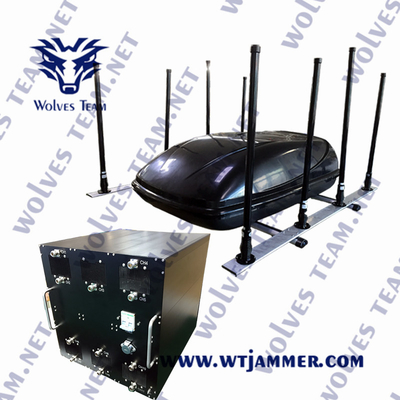 Software controle bom IED militaire Jammer schokbestendig VIP bescherming 1000 meter