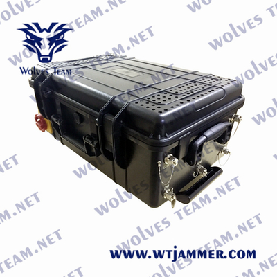 Militair leger 10 Bands Drone Jammer Anti Uav Jammer tot 5000 meter