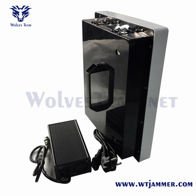 4 banden Handheld VIP Protection Security 1200m GPS WiFi Drone Signal Jammer