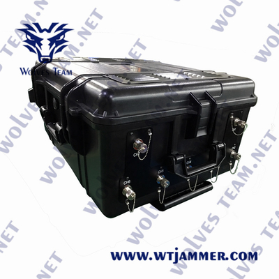 Hoge kracht militaire IED bom DDS programmeerbare 20-2500MHz signaal jammer