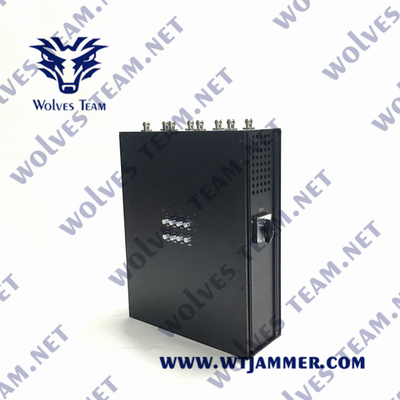 6 kanalen 160W GPS WiFi 5.8g Backpack Jammer tot 2000m Drone Signal Jammer