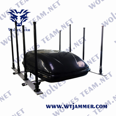 High Speed Data Acquisition White Barck List Signal Jammer voor IMSI Voertuig Cellphones 48 kg 24 uur Werkt