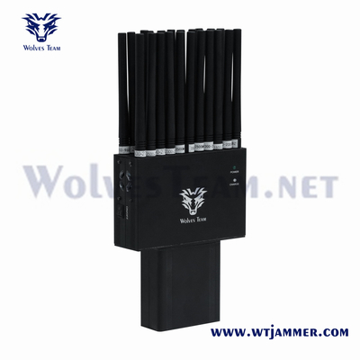 Groothandel 22 banden 2G 3G 4G 5G Jammer Handheld GPS Lojack WiFi GPS RF 315/433/868MHz Jammer