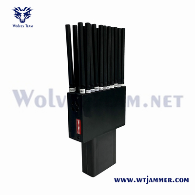 Groothandel 22 banden 2G 3G 4G 5G Jammer Handheld GPS Lojack WiFi GPS RF 315/433/868MHz Jammer