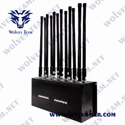 kopen Indoor 12 antenne desktop GSM 3G 4G 5G Mobiele telefoon Jammer tot 50 meter online manufacture