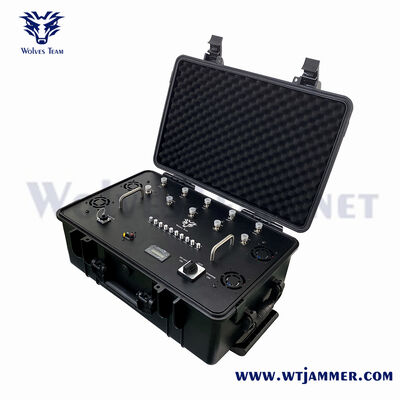 kopen 300-1000m Jamming Radius Portable Signal Jammer 700W All Cell Phone Signal Jammer online manufacture