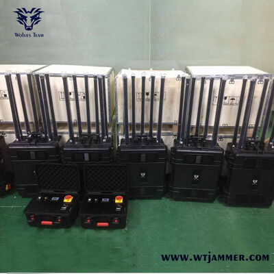 kopen Militaire anti-drone jammer met WIFI-jammeringssignaal Type Operatietemperatuurbereik Minus 20 tot Plus 60 graden Celsius En drone jammer apparaat online manufacture