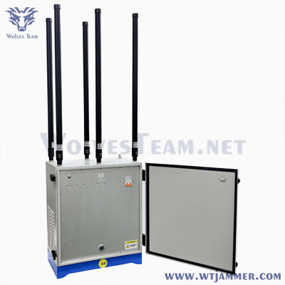 kopen Detectie 1,5 GHz 2,4 GHz 5,8 GHz 400 MHz 900 MHz 1,2 GHz Drone Jammer online vervaardiging