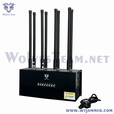 kopen 20W 8-kanaal Desktop Signal Shielding Device High-Power Wireless Blocker voor vertrouwelijke locaties online vervaardiging