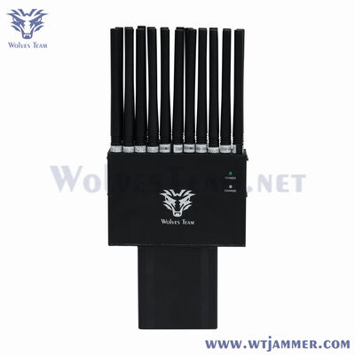 kopen Multi-band 12 antennes oplaadbare handheld signaal jammer voor anti-tracking & anti-cheating online vervaardiging