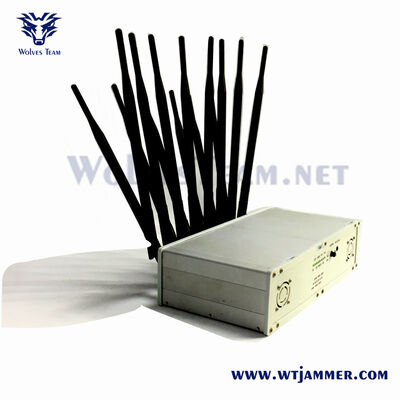 kopen 55W Desktop Signal Jammer met 10-band dekking en omnidirectionele afscherming voor veilige omgevingen online vervaardiging