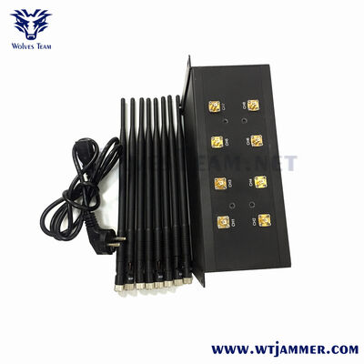 kopen 8 antennes verstelbare stroomsignaal jammer Multiband WiFi GPS 5G Drone Blocker online vervaardiging