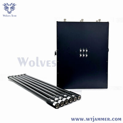 kopen High Power 6-Band IED Jammer System. 4G/5G Cellular/GPS/UHF/VHF Multi-Frequency RF Blocker. online vervaardiging