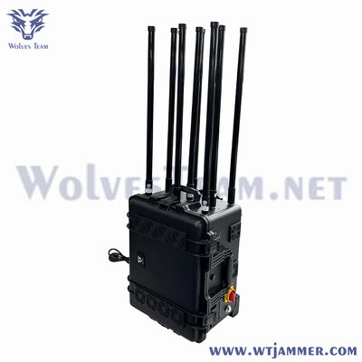 kopen 10-kanaals draagbare high power drone jammer & IED signal blocker voor anti-terrorisme online vervaardiging