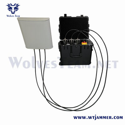 kopen Draagbare 3-kanaal High Power Anti Drone Jammer, Long Range UAV Signal Blocker voor Outdoor Security & VIP Protection online vervaardiging