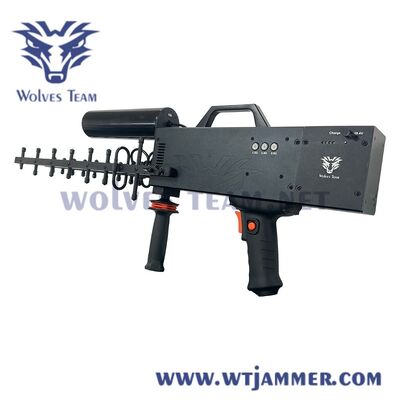 kopen Handheld Directional Anti-Drone Jammer Gun, 1.5G/2.4G/5.8G Portable Drone Signal Blocker met High-Gain Yagi Antenna voor VIP & Event Security online vervaardiging