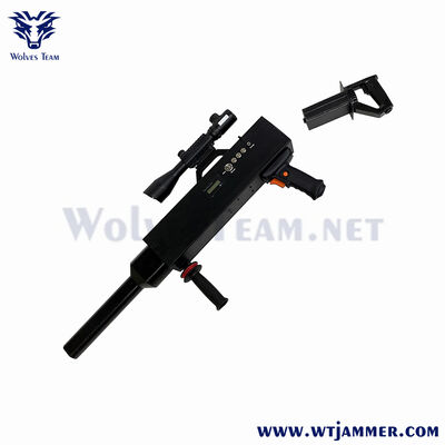 kopen High Power Handheld Anti Drone Jammer Gun - 3km+ Long Range UAV Signal Blocker voor 2.4G/5.8G/GPS online vervaardiging