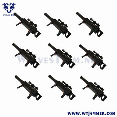 kopen Tactische langeafstandsdrone jammer gun - High Gain Anti-Drone Signal Blocker voor luchtruimtebeveiliging online vervaardiging