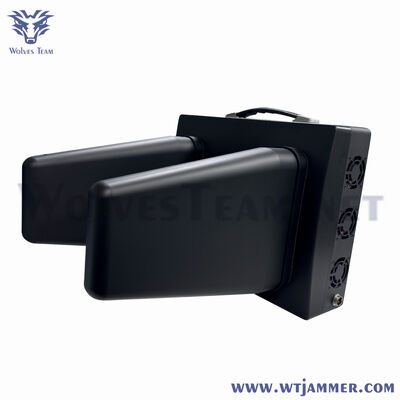 kopen Draagbare dubbelband anti-drone jammer station - High Power Directional UAV Signal Disruptor online vervaardiging
