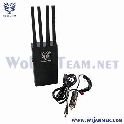 kopen 4-kanaal 8W draagbare GSM/3G/4G/WiFi handheld jammer online vervaardiging