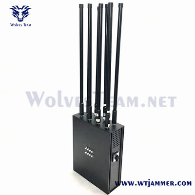 kopen 8 kanalen High Power RF-rugzaksignaalstoorzender voor GPS & WIFI & Anti-Drone & Anti-IED-afscherming online vervaardiging
