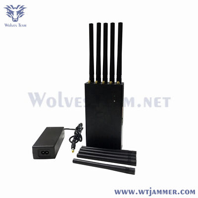 kopen 10-kanaal 20W draagbare high-power 2G/3G/4G/5G/WiFi blokker online vervaardiging